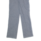 DICKIES Hickory Striped Workwear Carpenter Womens Twill Trousers Blue Straight W25 L30