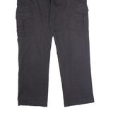 DICKIES Flex Workwear Cargo Mens Twill Trousers Black Regular Straight W36 L32