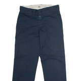 DICKIES Flex Workwear Mens Trousers Blue Slim Tapered W30 L30