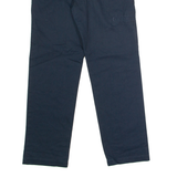 DICKIES Flex Workwear Mens Trousers Blue Slim Tapered W30 L30