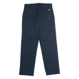 DICKIES Flex Workwear Mens Trousers Blue Slim Tapered W30 L30