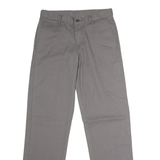 DICKIES Workwear Mens Trousers Grey Regular Straight W29 L32