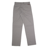 DICKIES Workwear Mens Trousers Grey Regular Straight W29 L32