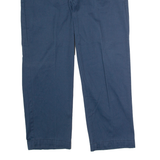 DICKIES Workwear Mens Twill Trousers Blue Regular Straight W40 L30