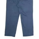 DICKIES Workwear Mens Twill Trousers Blue Regular Straight W40 L30