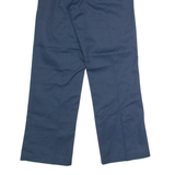 DICKIES Workwear Mens Twill Trousers Blue Regular Straight W26 L28
