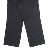 DICKIES Workwear Cargo Mens Trousers Black Regular Straight W36 L30