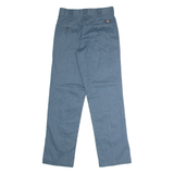 DICKIES Workwear Mens Twill Trousers Blue Regular Straight W30 L32