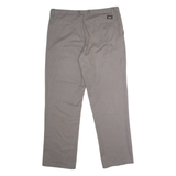 DICKIES Workwear Mens Trousers Grey Regular Straight W38 L32