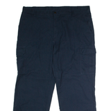 DICKIES Workwear Cargo Mens Trousers Blue Regular Straight W40 L30