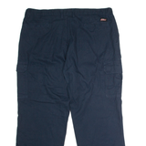 DICKIES Workwear Cargo Mens Trousers Blue Regular Straight W40 L30