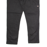 DICKIES Workwear Mens Twill Trousers Black Regular Skinny W40 L30