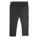 DICKIES Workwear Mens Twill Trousers Black Regular Skinny W40 L30