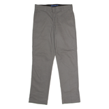 DICKIES Flex Workwear Mens Trousers Grey Regular Straight W32 L32