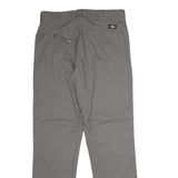 DICKIES Flex Workwear Mens Trousers Grey Regular Straight W32 L32