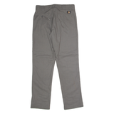 DICKIES Flex Workwear Mens Trousers Grey Regular Straight W32 L32