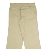 DICKIES Workwear Mens Trousers Beige Regular Straight W34 L32