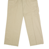 DICKIES Workwear Cargo Mens Twill Trousers Beige Regular Straight W30 L32