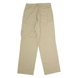 DICKIES Workwear Cargo Mens Twill Trousers Beige Regular Straight W30 L32