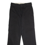 DICKIES 874 Workwear Mens Twill Trousers Black Classic Straight W28 L30