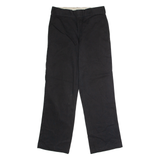 DICKIES 874 Workwear Mens Twill Trousers Black Classic Straight W28 L30