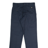 DICKIES 67 Collection Flex Workwear Mens Trousers Blue Regular Straight W30 L32