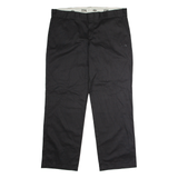 DICKIES 774 Workwear Womens Twill Trousers Black Classic Straight W40 L32