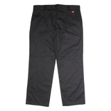 DICKIES 774 Workwear Womens Twill Trousers Black Classic Straight W40 L32