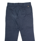 DICKIES 874 Flex Workwear Mens Twill Trousers Blue Regular Straight W38 L30
