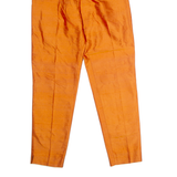 DOROTHEA LOHR Womens Trousers Orange Regular Straight 90s W28 L30