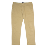 LEVI'S BIG E Chino Mens Twill Trousers Beige Regular Straight W36 L29