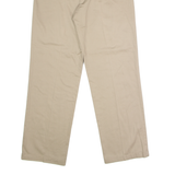 NAUTICA Clipper Chino Mens Twill Trousers Beige Regular Straight W32 L32
