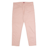 LEVI'S XX Chino Mens Twill Trousers Pink Regular Tapered W32 L29