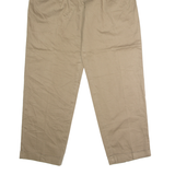 TOMMY HILFIGER Chino Mens Twill Trousers Beige Regular Straight W36 L32