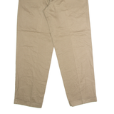 TOMMY HILFIGER Chino Mens Twill Trousers Beige Regular Straight W36 L32