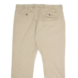 TOMMY HILFIGER Chino Mens Twill Trousers Beige Regular Straight W38 L30