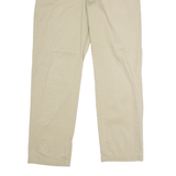 NAUTICA Stretch Chino Mens Twill Trousers Beige Regular Straight W32 L30