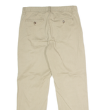 NAUTICA Stretch Chino Mens Twill Trousers Beige Regular Straight W32 L30