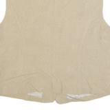 MANI Womens Blazer Waistcoat Brown 90s Paisley M