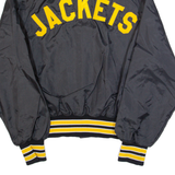 DON ALLESON Mens Varsity Jacket Black 90s S