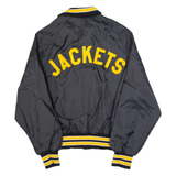 DON ALLESON Mens Varsity Jacket Black 90s S