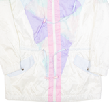 CLIMATE ZONE Womens Jacket Cream 90s Crazy Pattern L