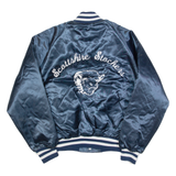 KING LOUIE Mens Varsity Jacket Blue 90s USA S