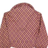 Cropped Womens Jacket Red 90s Check S