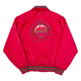 HOLLOWAY Fort Defiance Mens Varsity Jacket Red 90s XL
