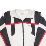 MACGREGOR Mens Shell Jacket White 90s Colourblock S