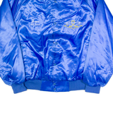 AUBURN SPORTSWEAR Diamontte Womens Varsity Jacket Blue 90s USA 2XL
