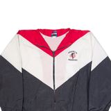 COOLEY Warwick Warriors Mens Shell Jacket Black 90s USA Colourblock XL