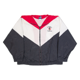 COOLEY Warwick Warriors Mens Shell Jacket Black 90s USA Colourblock XL