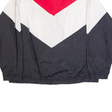 COOLEY Warwick Warriors Mens Shell Jacket Black 90s USA Colourblock XL